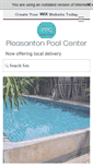 Mobile Screenshot of pleasantonpoolcenter.com